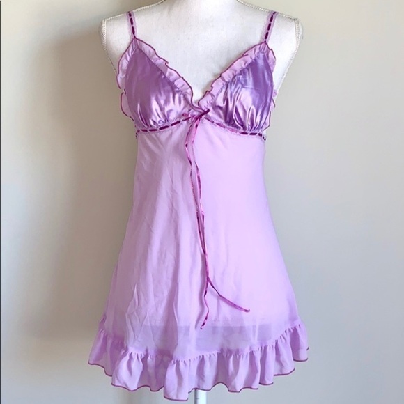Victoria’s Secret Lavender Y2K Babydoll Slip